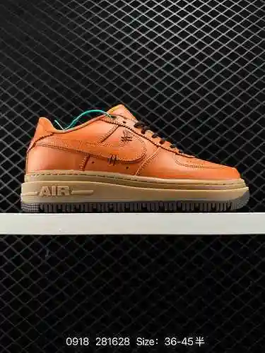 4 NK Air Force Low Luxe Air Force One Zapatos deportivos informales, versátiles, antideslizantes y m