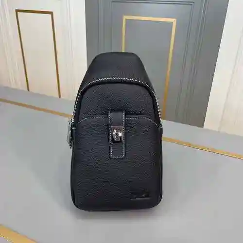Bolso de pecho exclusivo para hombre HES Hermes hecho de material de lona importado, bolsa de regalo