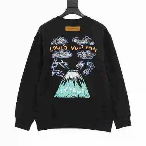 1V back hand painted graffiti sweater