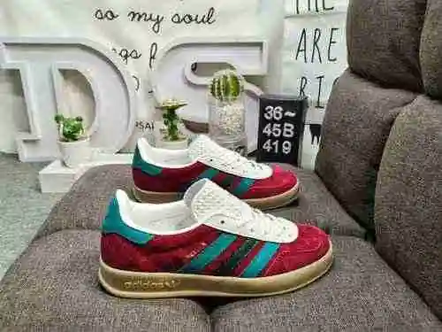 419D company grade true standard half size adlidas origins Gazelle Indoor casual wear resistant ligh
