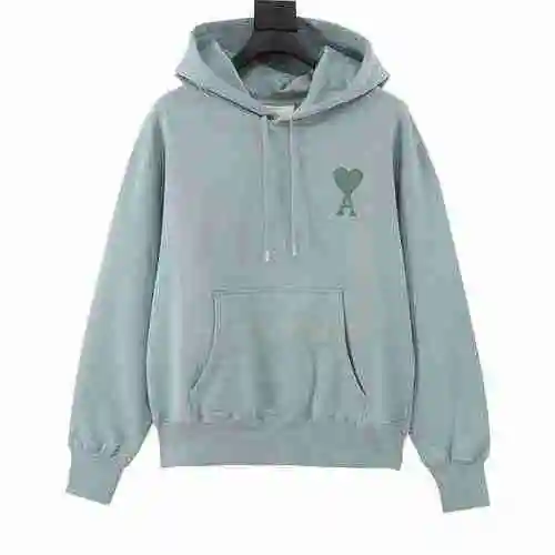 Ami/Love Classic Love Logo Embroidered Hoodie