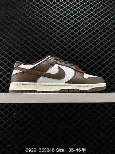 24 Nivel de empresa NIKE SB Dunk Low White Brown Chocolate Producto de nivel de empresa muy recomend