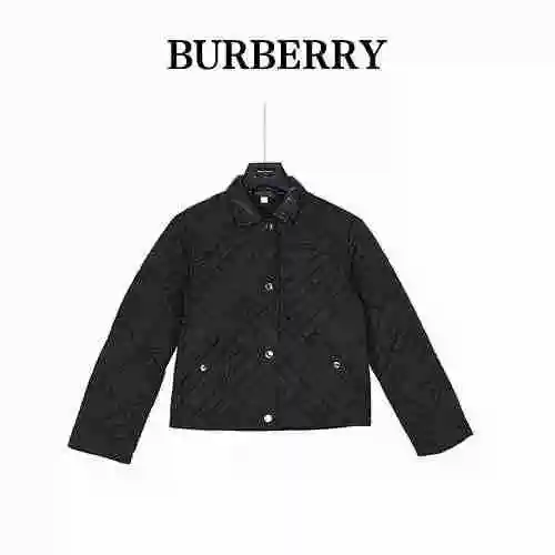 BBR/Burberry Women's latest checkered diamond quilted jacket jacket jacket