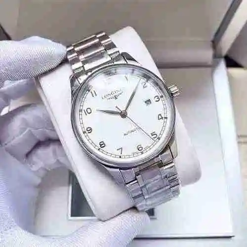 Reloj Longines para hombre combinado con movimiento mecánico original completamente automático Caja 