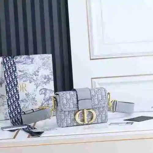 Bolso bandolera DIOR fabricado en material de lona importado, bolsa de regalo de entrega de alta cal