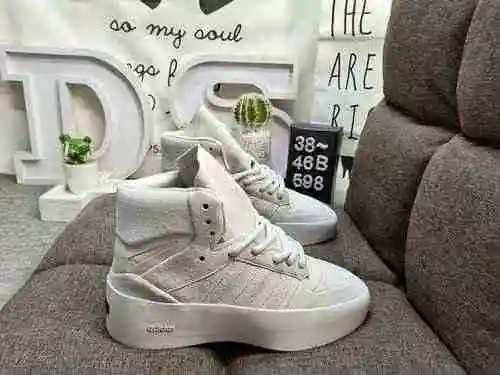 598D FEAR OF GOD FOG x Adidas Athletics 86 LO Co branded High Collar Thick Sole Elevated Breadboard 