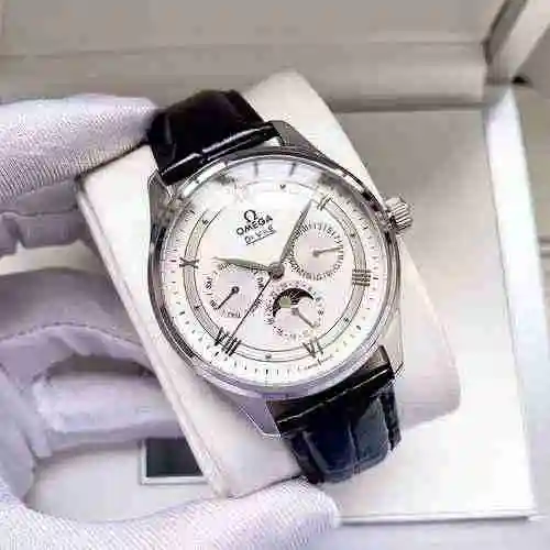 Reloj Omega para hombre combinado con movimiento mecánico original completamente automático Caja de 