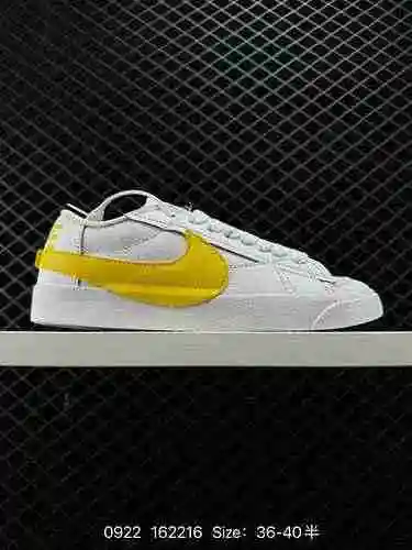 8 zapatos originales Nike Blazer Low '77 VNTG Trailblazer de caña baja con tela de entresuela de dob