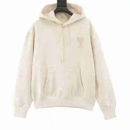 Ami/Love Classic Love Logo Embroidered Hoodie