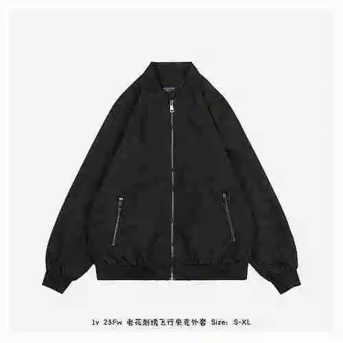 1v 23Fw Old Flower Embroidered Flight Jacket Coat