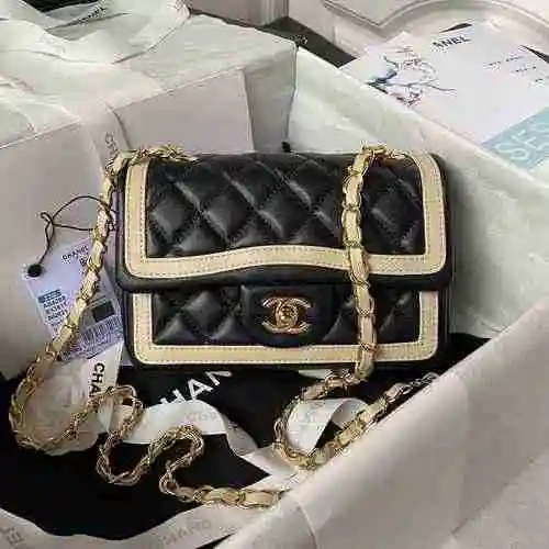 Chanel Chain Bag está hecho de cuero original importado de primer nivel y una versión réplica de alt