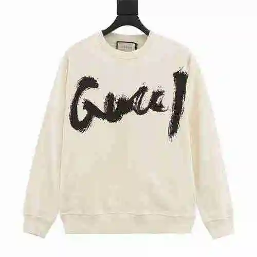 Blcg x G family co branded graffiti printed round neck sweater