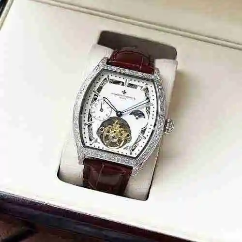 Jiangshi Danton Watch Reloj para hombre combinado con movimiento mecánico original completamente aut