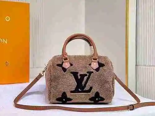 Bolso de felpa LV hecho de material de lona importado, bolsa de regalo de entrega de alta calidad, t