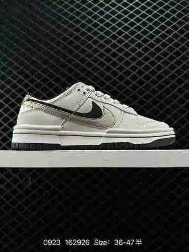 3 Oferta especial de bienestar Nike SB Dunk Low Dayou Keyang Caqui Negro Doble gancho Material origi
