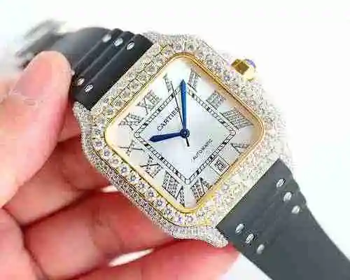 Reloj Cartier Reloj para hombre combinado con movimiento mecánico original completamente automático 