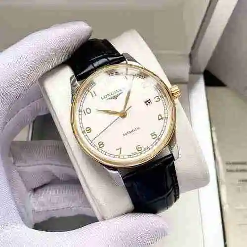 Reloj Longines para hombre combinado con movimiento mecánico original completamente automático Caja 