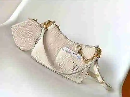 El bolso de hombro LV está hecho de cuero original importado de primer nivel y una versión réplica d