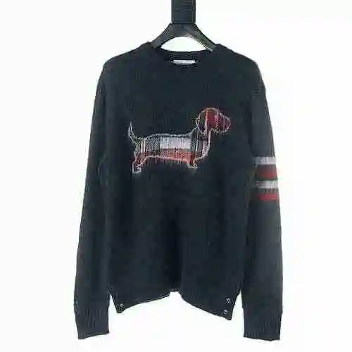 TB/Tom Brown TB 23FW Puppy Mohair Round Neck Sweater