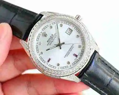 Reloj Rolex para hombre combinado con movimiento mecánico original completamente automático Caja de 