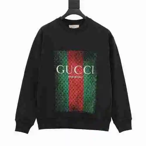 G family embroidered logo round neck sweater