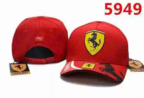 9.25 Actualización puntual Ferrari Hat A Goods Net Hat Hat Tela de algodón de alta calidad
