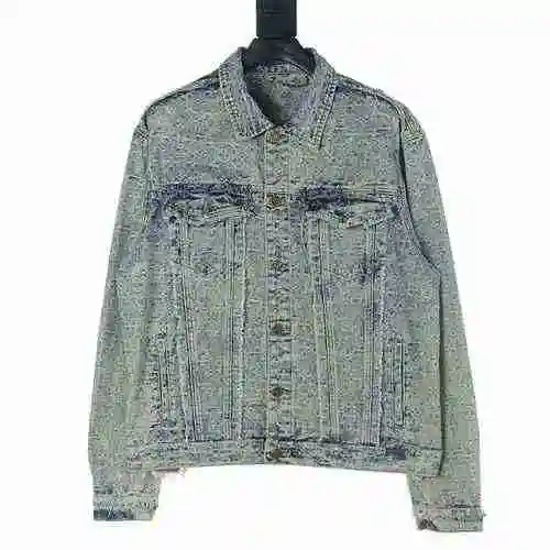 LV 23Fw Old Flower Tassel Wash Denim Coat