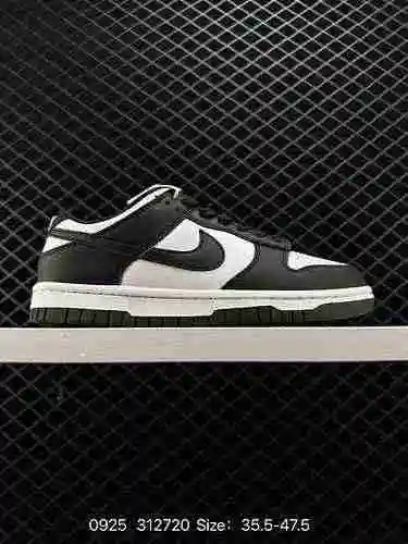 NK Dunk Low Panda blanco y negro ID del producto: DD39- Llegada estable Versión perfecta Apariencia 