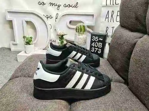 373DAdidas Clover Originals Superstar Shell Head Classic Versatile Casual Sports Board Shoes High De