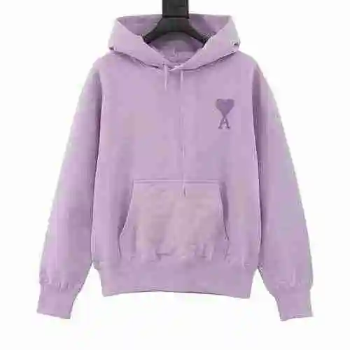 Ami/Love Classic Love Logo Embroidered Hoodie