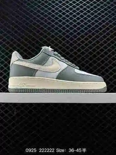 El calzado deportivo informal y versátil Nike Air Force Low Air Force One Low Top presenta una amort