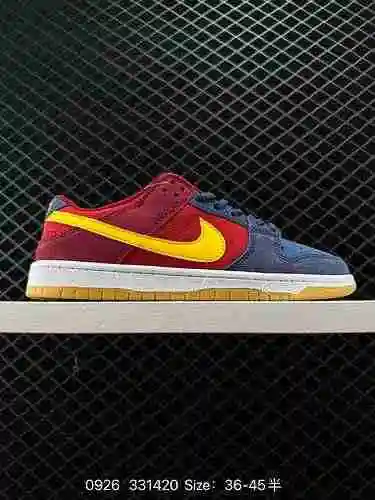 Auténticos zapatos de skate Nike SB Dunk Low Dunk Series de caña baja, deportivos e informales, hech
