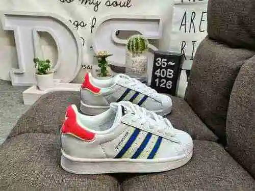 126DAdidas Clover Originals Superstar Shell Head Classic Versatile Casual Sports Board Shoes High De