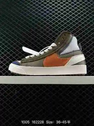 4 Nike Blazer MID 77 Vntg Trailblazer Hook Retro Classic Mid Top Zapato deportivo informal y versáti