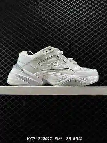 Nike M2K Tekno Retro Moda Versátil Viajes Ocio Deportes Zapato para papá Nike/Nike desarrolló de for