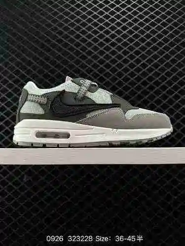 4 Travis Scott x Nike Air Max" Cactus Jack" El zapato deportivo informal, versátil, retro 
