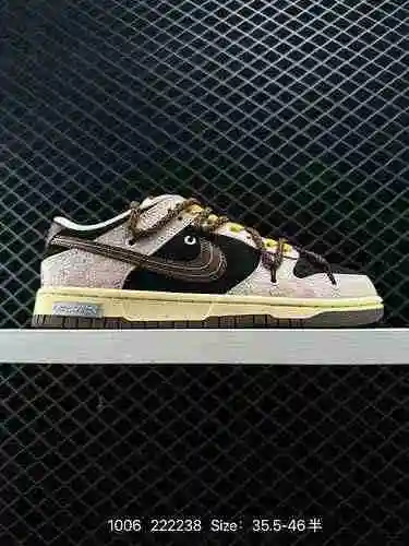 9. Nivel de empresa Nike SB Dunk Low Bubble Jellyfish Hiking Cordones con cordón deconstruidos salva