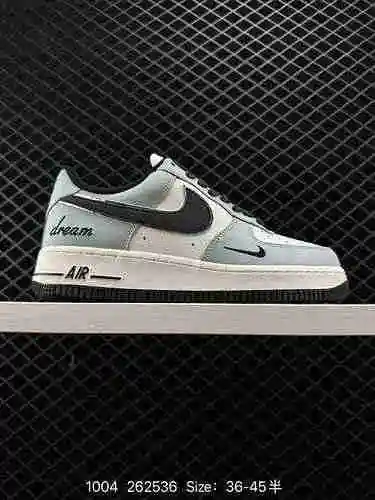8 Nike Air Force Low Air Force One AF zapatillas informales, versátiles y de caña baja. El rendimien