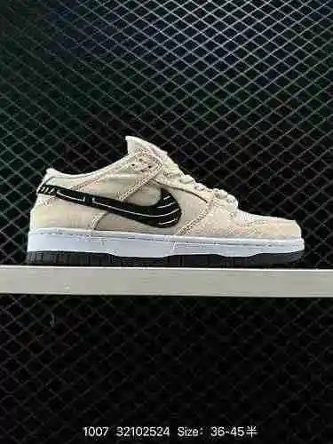 2 albinos y amp; Preto × NK Dunk SB Low" Blanco perla " AP Co marca Tear Le Mi FD2627-2 bl