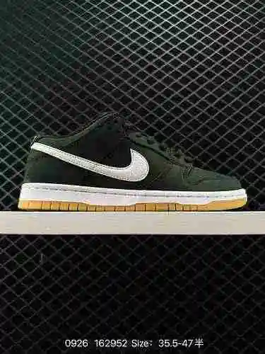 26 nivel de empresa NK SB Dunk Low Pro caucho crudo blanco y negro CD263-6 # Los orificios de escape