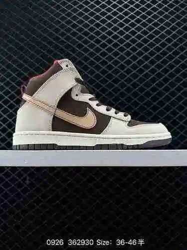 Verdadero Nike Dunk High Colección Dunk Zapatos deportivos informales de caña alta para patineta Zap