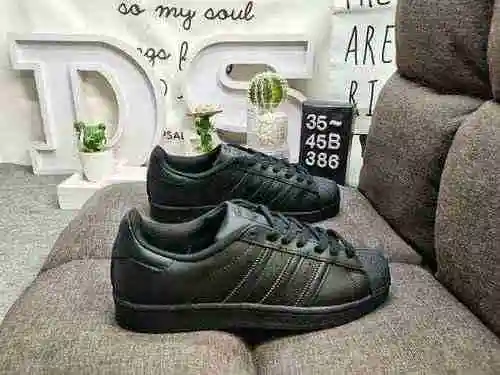 386DAdidas Clover Originals Superstar Shell Head Classic Versatile Casual Sports Board Shoes High De