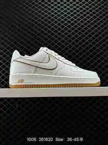 Auténtica zapatilla deportiva casual y versátil Nike Air Force Low Air Force One Low. El rendimiento