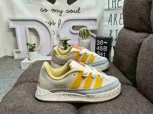 341D/adidas adic loafers "Shark loafers" New Co branded Launch, Joining Hands with Philade