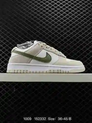 6 Nike SB Dunk Low Dunk Series Low Top Zapatos de skate deportivos casuales hechos de cuero de corte