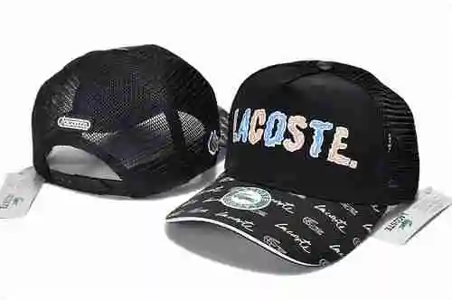 10.9 Actualización puntual LACOSTE Mesh Hat A Goods Mesh Hat Tela de algodón de alta calidad