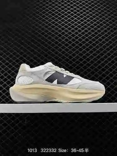 6 tomas en vivo exclusivas de NB [New Balance] Warped Runner Zapatos deportivos informales de corte 