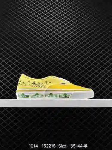 9. Vans Vans Oficial de Vans Sesame Street co-marca Auténticos zapatos de lona universitarios de est