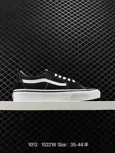 Vance VANS SK8-LOW Classic Low Top Zapatos casuales en blanco y negro Zapatos de lona VNA4UUK6BT Tam