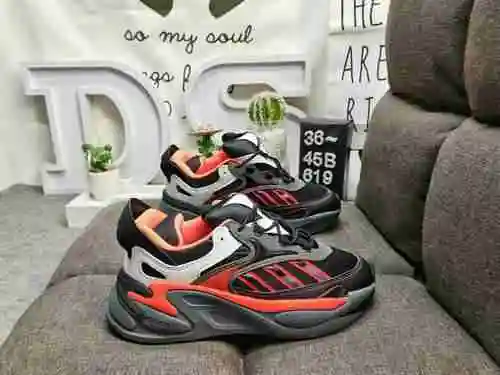 619D company level adidas ALPHABOOST V1 Sustainable Comfortable trend BOOST popcorn retro low top ru